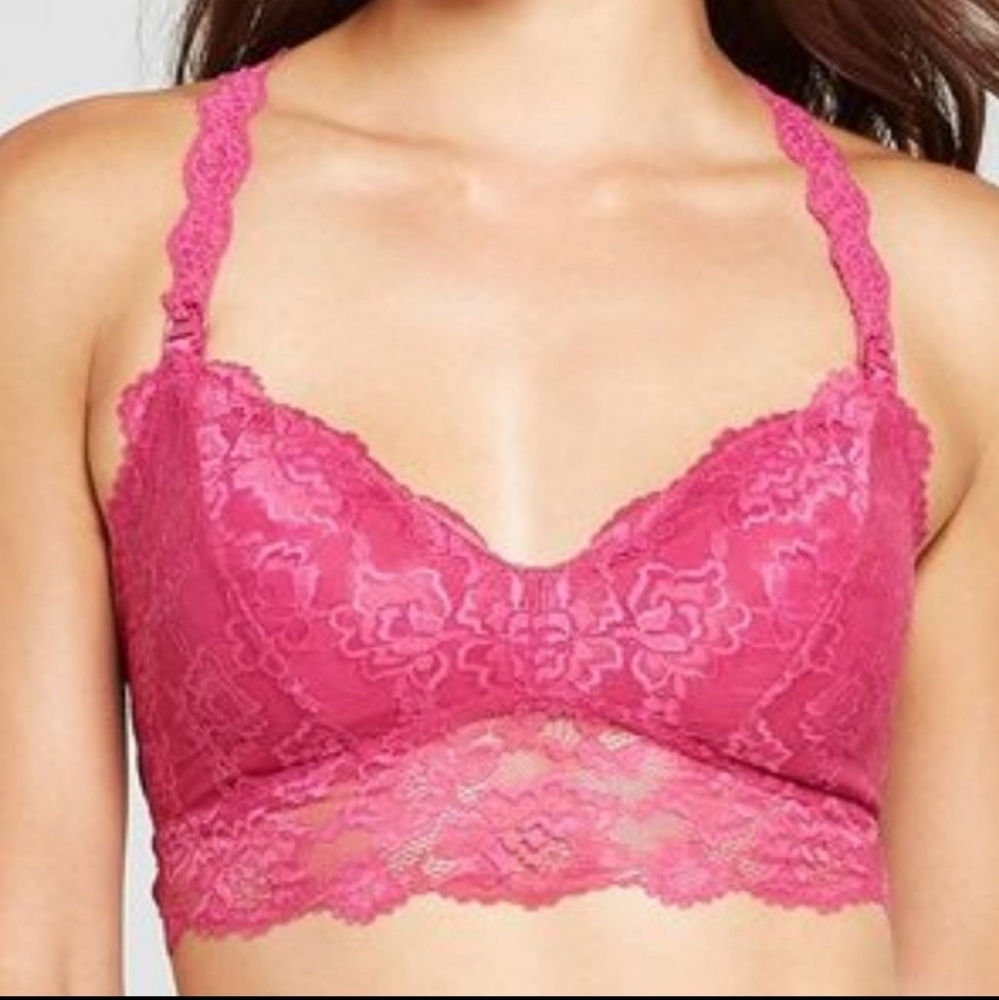 Gilligan Lace Pullover Nursing Wire Free Bralette
